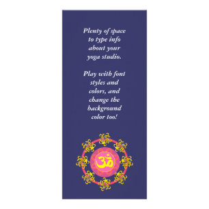 OM symbool rackkaart! Reclamekaart