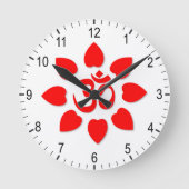 Om-symbool Ronde Klok (Voorkant)