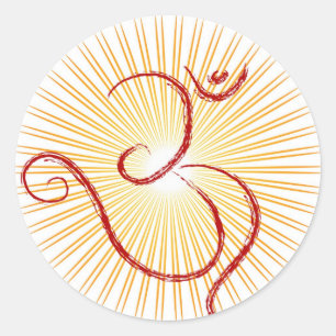 OM-symbool Ronde Sticker