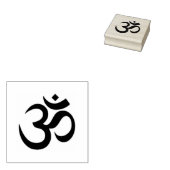Om-symbool Rubberstempel (Gestempeld)