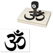 Om symbool Sanskriet schrift Rubberstempel (Gestempeld)