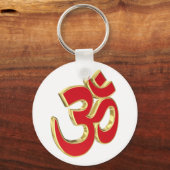 Om-symbool Sleutelhanger (Voorkant)