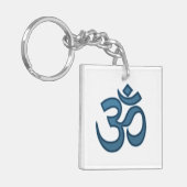 Om-symbool Sleutelhanger (Voorkant Links)