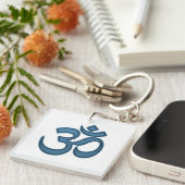 Om-symbool Sleutelhanger (Voorkant Rechts)