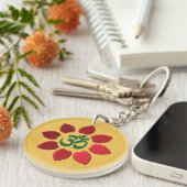 Om-symbool Sleutelhanger (Voorkant Rechts)