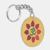 Om-symbool Sleutelhanger (Voorkant Links)
