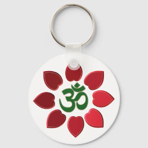 Om-symbool Sleutelhanger