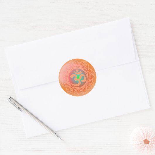 OM-symbool sticker (Envelop)