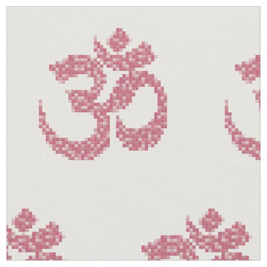 Om-symbool Stof (Close Up)