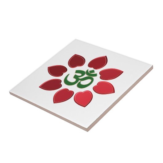 Om-symbool Tegeltje (Zijkant)