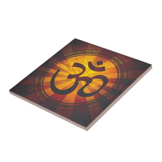  Om-symbool Tegeltje (Zijkant)