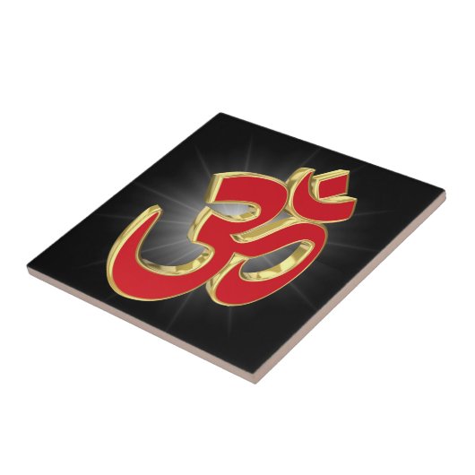 Om-symbool Tegeltje (Zijkant)