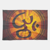 Om-symbool Theedoek (Horizontaal)