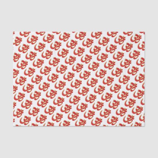 Om-symbool Tissuepapier (Voorkant)