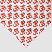 Om-symbool Tissuepapier (Detail)