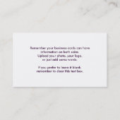 OM-symbool visitekaartje (Achterkant)