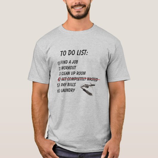 Om T-Shirt aan te bieden (Voorkant)