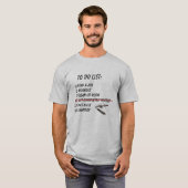 Om T-Shirt aan te bieden (Voorkant volledig)