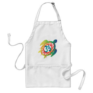Om-Tatto-Vibrant-Turtle Standaard Schort