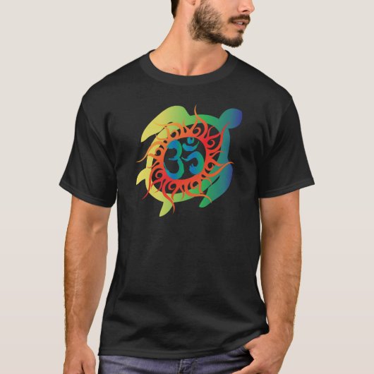 Om-Tatto-Vibrant-Turtle T-shirt (Voorkant)