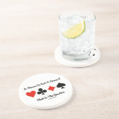 Om te beboeten of niet te beeindigen? Dat is de vr Zandsteen Onderzetter (Zijkant)