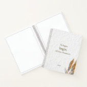 'Om te beginnen, begin ~ William Wordsworth' Notitieboek (Binnen)