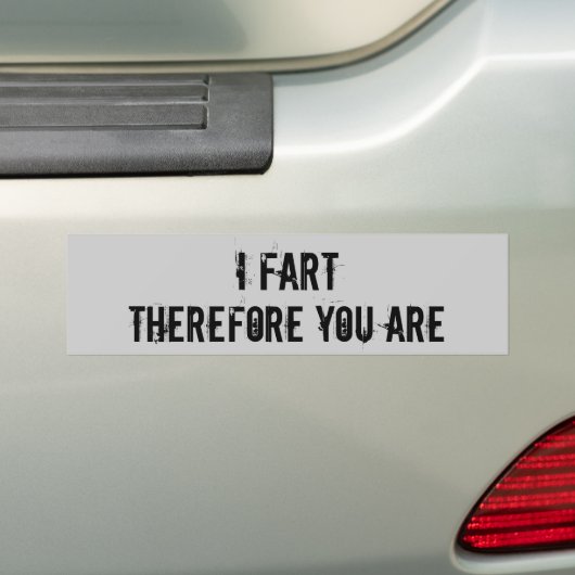 Om te beginnen ben je - Gepersonaliseerd Bumpersticker (Op auto)