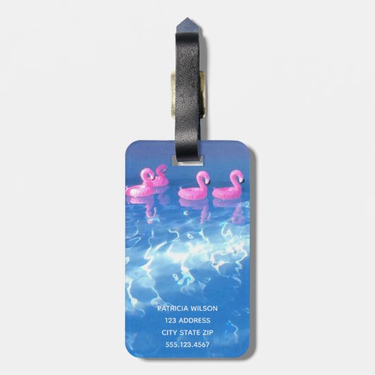 Om te bewegen, om te ademen.. Inspirerend reisprij Bagagelabel (Achterkant verticaal)