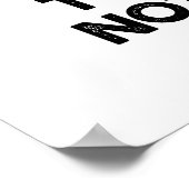 Om te Boon of Niet te Boon Shakespeare Woordspelin Poster (Hoek)