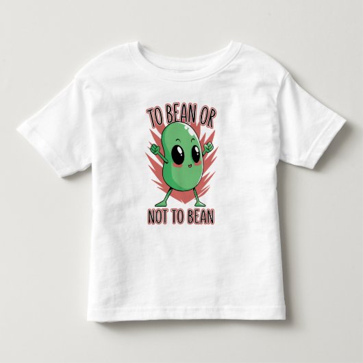 Om te boonen of niet te boonen kinder shirts (Voorkant)