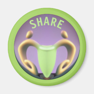 Om te delen moet Ronde Magnet behandelen