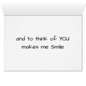 OM TE DENKEN VAN U MAAKT ME KLEIN-U R AMAZING (Binenzijde Horizontaal (Onderkant))