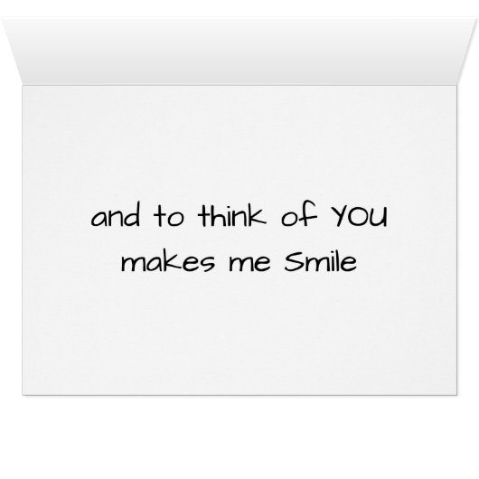 OM TE DENKEN VAN U MAAKT ME KLEIN-U R AMAZING (Binenzijde Horizontaal (Onderkant))