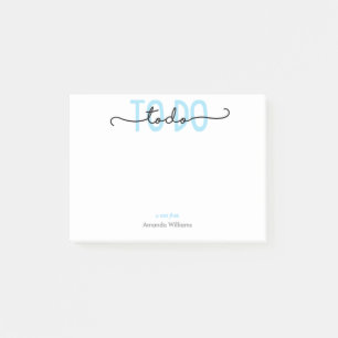 OM TE DOEN - Blauw TOEVOEGEN JOUW NAAM BUJO Post-it® Notes