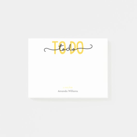 OM TE DOEN - Geel Post-it® Notes (Voorkant)