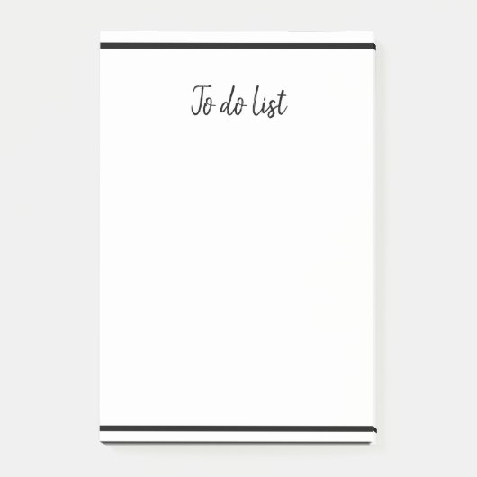 Om te doen Lijst Business School Eenvoudige Minima Post-it® Notes (Voorkant)