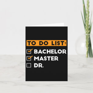 Om te doen Lijst Bychelors Masters Doctorate Afstu Kaart