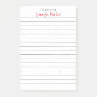 OM TE DOEN LIJST Jouw naam Gelijnd papier Professi