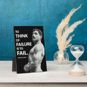 Om te falen (Arthur Saxon) - Old School Bodybuildi Fotoplaat (Zijkant)