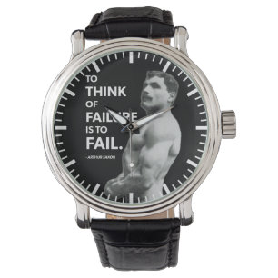 Om te falen (Arthur Saxon) - Old School Bodybuildi Horloge