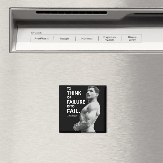 Om te falen (Arthur Saxon) - Old School Bodybuildi Magneet (Insitu (Vaatwasser))