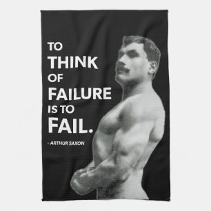 Om te falen (Arthur Saxon) - Old School Bodybuildi Theedoek
