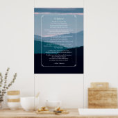 Om te Geloven Poster (Keuken)