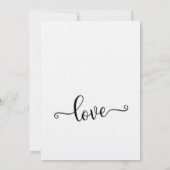 Om Te Hebben en Te Houden Uitgebreide Script Typog Kaart (Achterkant)