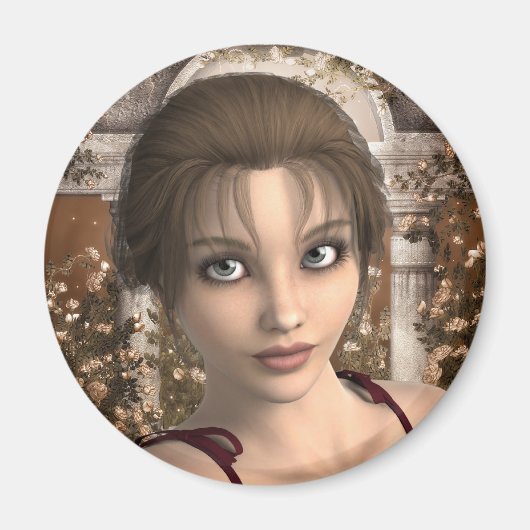 Om te Herfsten in Love Art Magnet (Voorkant)