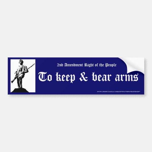 Om te houden & beer armen bumpersticker (Voorkant)