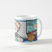 Om te leren is... koffiemok (Voorkant rechts)