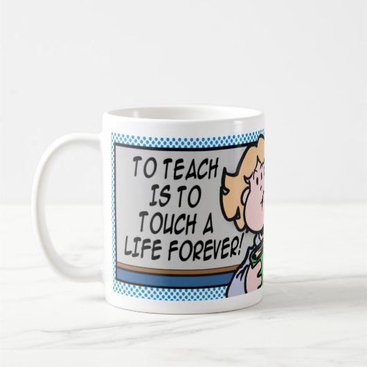 Om te leren is... koffiemok (Links)