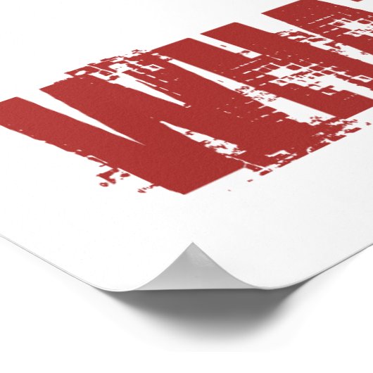 Om te melden poster (Hoek)