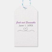 Om te moeten houden in Hoesje Koude bruiloft gunst Cadeaulabel (Achterkant)